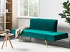 Divano letto velluto verde smeraldo SAARELA_932666