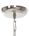 Metal Pendant Lamp Silver SAJO_720909