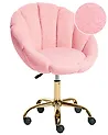 Desk Chair ANNABELLE Boucle Pink
