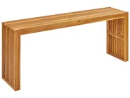 Garden Dining Set with Benches and Stools 6 Seater BELLANO Acacia Wood Brown_921990