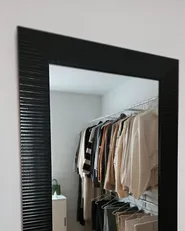 Wall Mirror DRAVEIL 50 cm 130 cm Black_1051553