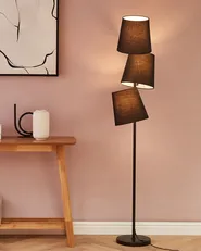 Floor Lamp RIO GRANDE Metal Black_67620