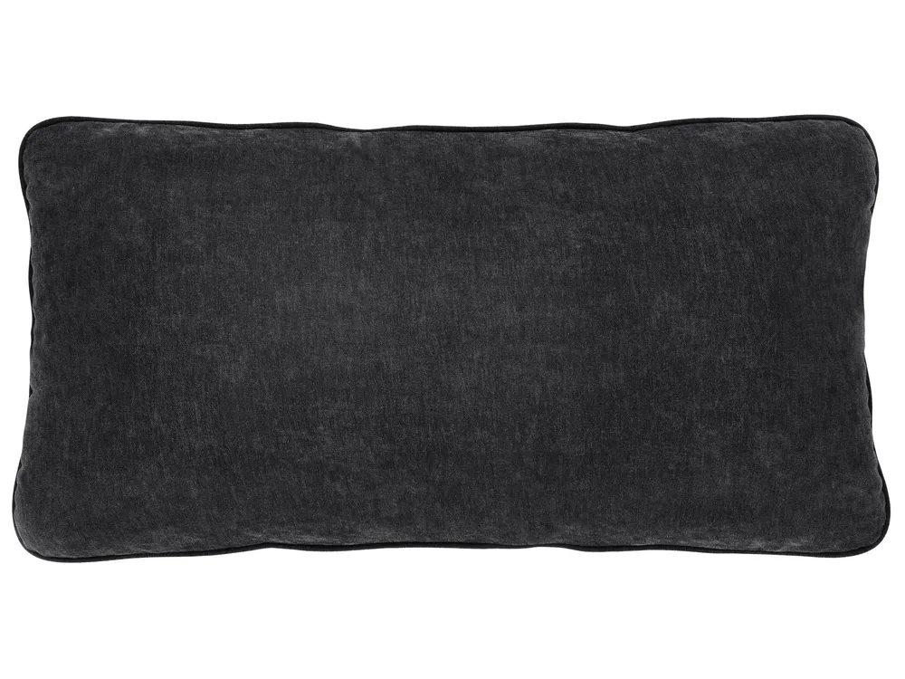 Sofa rozkładana dla 3 osób HEMING Szenil Czarny_1123930