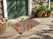 Doormat NAUKATI Multicolour 45 x 75 cm Coir_1175739