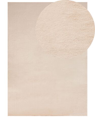 Vloerkleed kunstbont beige 160 x 230 cm MIRPUR