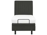 Adjustable Bed Fabric DUKE II 80 x 200 cm (EU Small Single) Dark Grey_987333