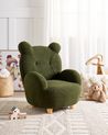 Teddy Kids Armchair Bear Green MELBU_939036