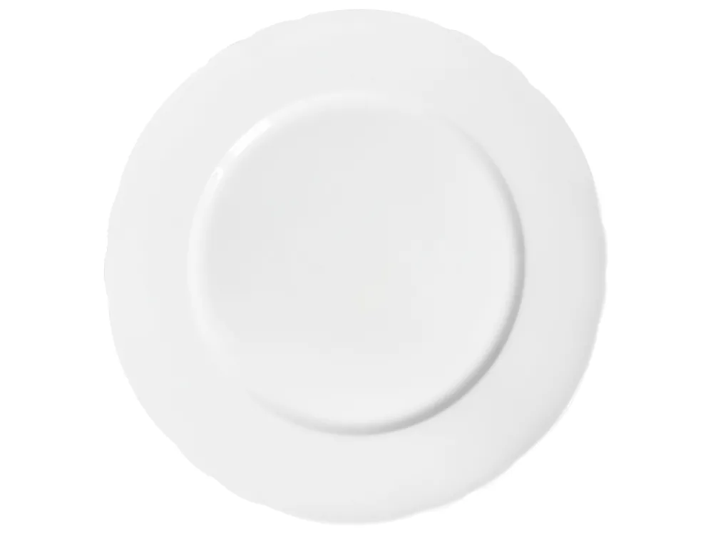 Set of 16 Dinnerware ELDERBERRY Porcelain White_957223
