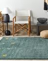 Vlněný koberec gabbeh 160 x 230 cm zelený CALTI_855815