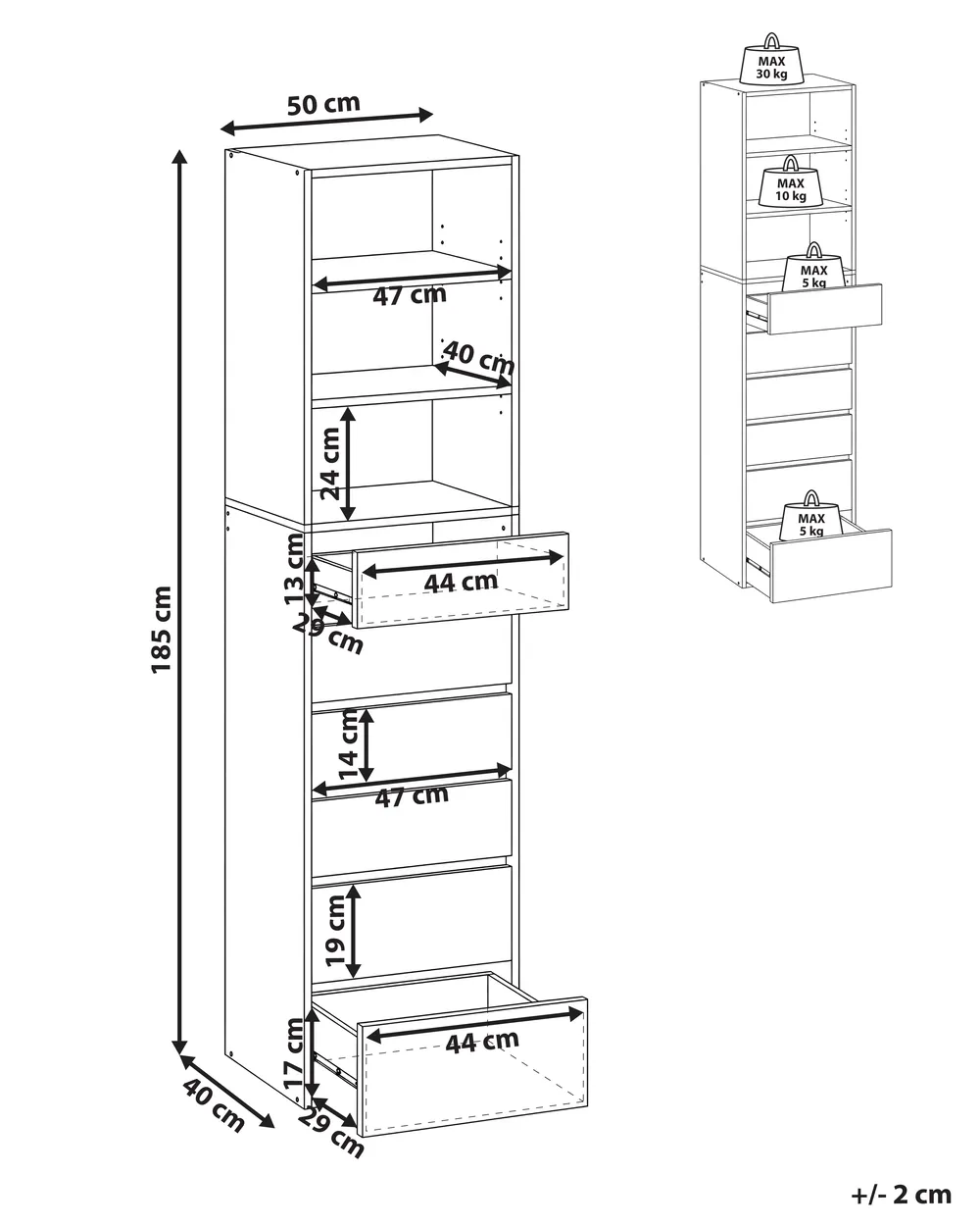 Szafa HAMILTON Biały_1124404