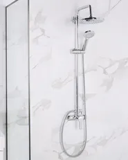 Mixer Shower Set with Rainshower TINKISSO Silver_786737