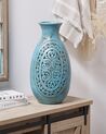 Terracotta Decorative Vase 51 cm Blue MEGARA_813451