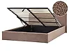 Ottoman Bed ORBEY Boucle Brown 180 x 200 cm (EU Super King)