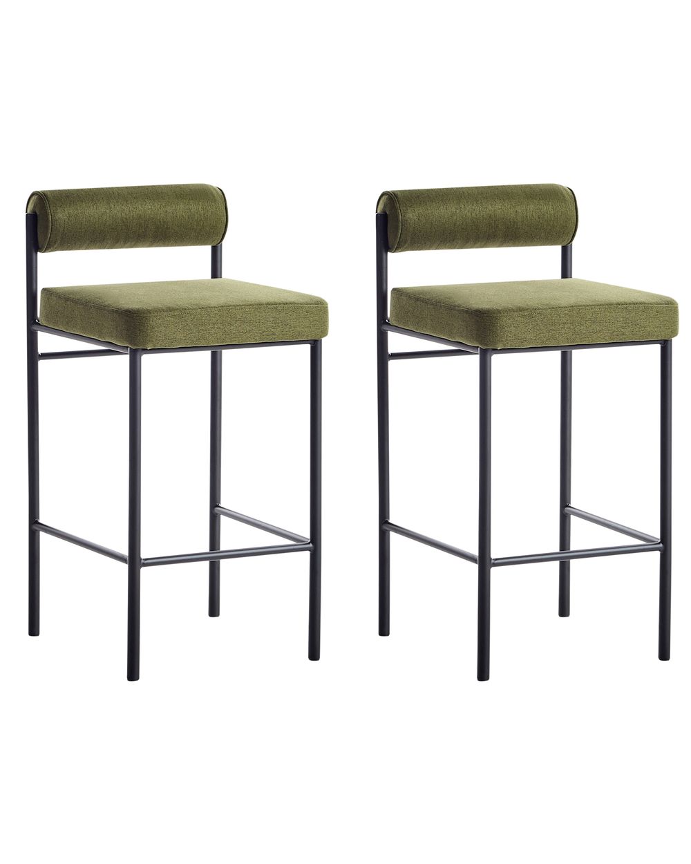 Set di 2 sedie alte AMAYA Verde