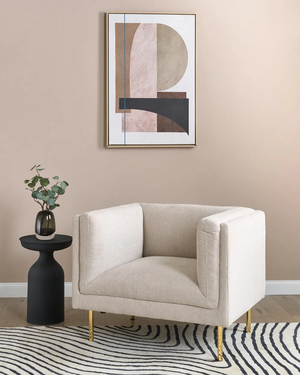 Fotel MOEN Beżowy