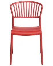Set of 4 Garden Chairs GELA Red_1029142