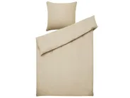 Dekbedovertrekset AVONDALE 135 x 200 cm Katoen-satijn Beige_815142