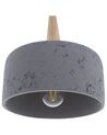 Gypsum Pendant Lamp Grey BURANO_691402