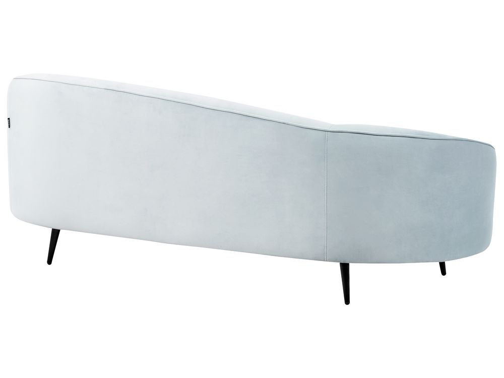 Velvet Sofa Light Blue SAVAR Beliani
