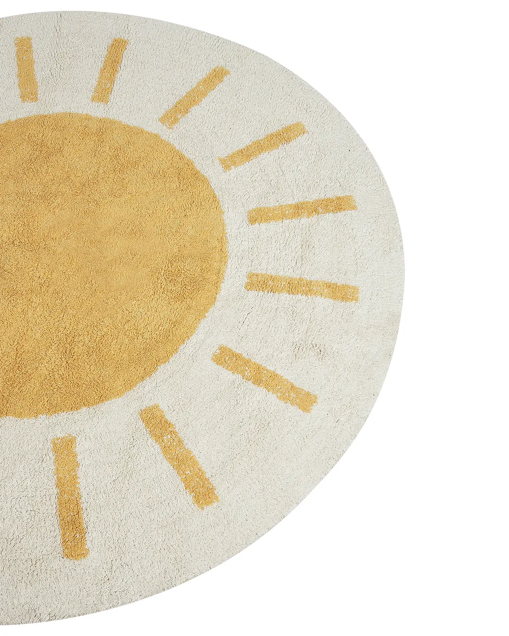 Tappeto per bambini BAIKER Beige ø 140 cm Cotone_903865