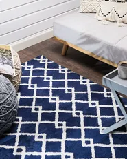 Rug SERRES Blue 160 x 230 cm_688012