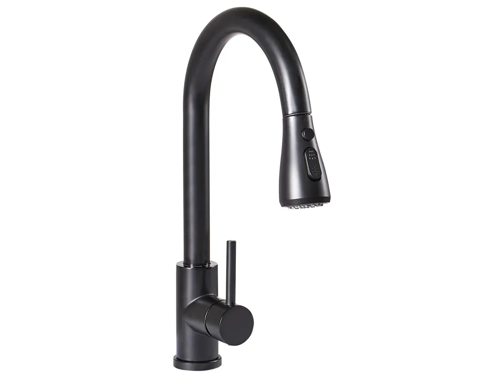 Grifo de cocina extraíble PAIMUN Negro
