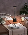 Bezprzewodowa lampa stołowa LED LIZANDRO Ze ściemniaczem Metal Czarny