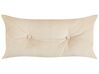 Bäddsoffa sammet beige FARRIS_875487