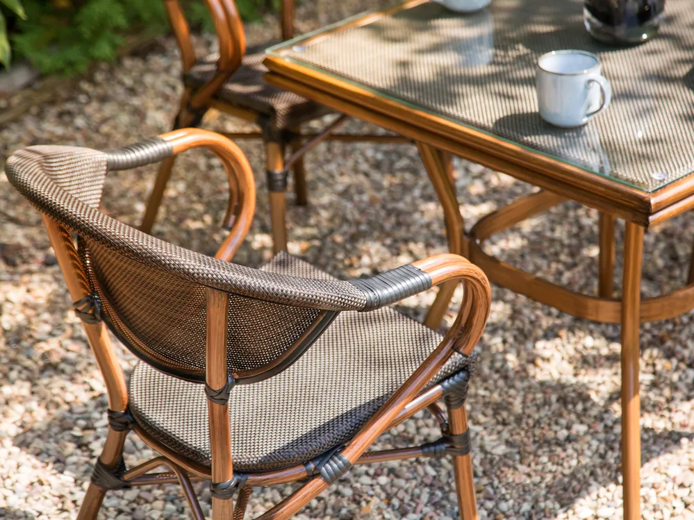 Garden Dining Set Seater CASPRI II Metal Grey - Main Image