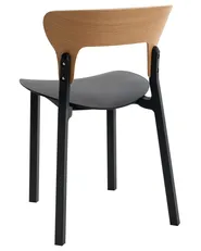 Set di 2 sedie da pranzo WALDEN Nero_1077815