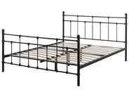 Bed Metal LYNX 160 x 200 cm (EU King Size) Black_806514