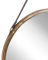 Specchio AUTUN 60 cm 60 cm Metallo Oro_807519