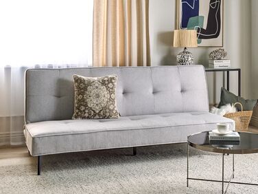 Fabric Sofa Bed Light Grey ESSVIK