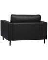 Leather Armchair Black SAVALEN_723720