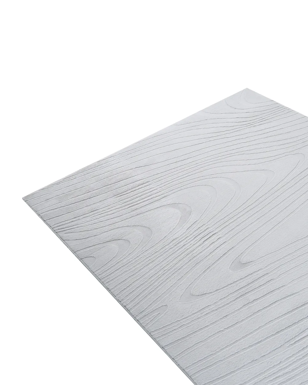 Faux Fur Rug ONTAKE Light Grey 160 x 160 cm - Beliani.ro
