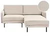 Sofá esquinero BREDA Pana Beige Izquierda