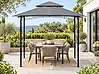 Gazebo NARO 240 cm x 148 cm Metal Grey