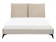 Bed Corduroy MELLE 140 x 200 cm (EU Double) Taupe_882200