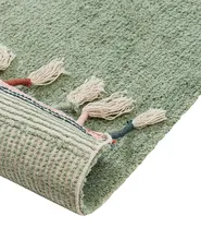 Kids Rug CAPARLI Light Green 140 x 200 cm Cotton_907222