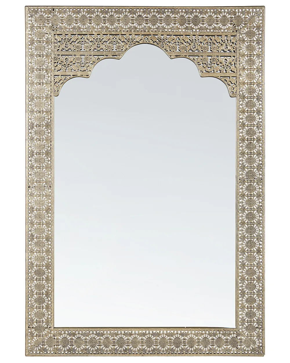 Wall Mirror PALI 60 cm 90 cm Metal Gold