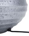 Ezüstszínű kerámia asztali lámpa 42 cm KUBAN_690538
