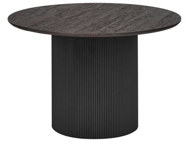 Esstisch SHEHO Schwarz 120 cm 120 cm | Beliani.ch