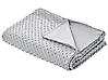 Weighted Blanket Cover CALLISTO 135 x 200 cm Polyester Light Grey
