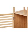 Bamboo Bathroom Shelving Unit Light Wood OWASSO _927646