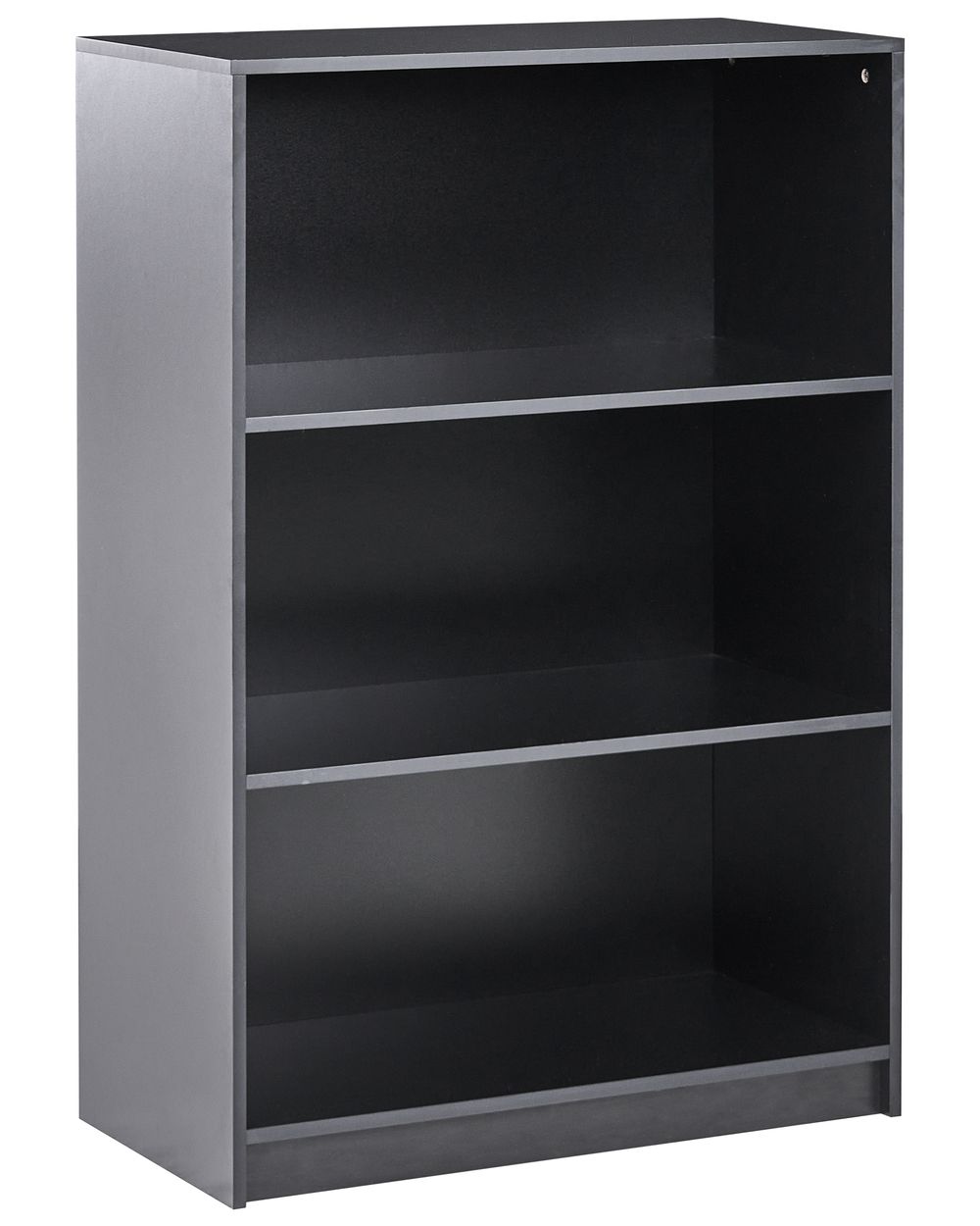 3 Tier Bookcase ZEHNA 117 cm Black