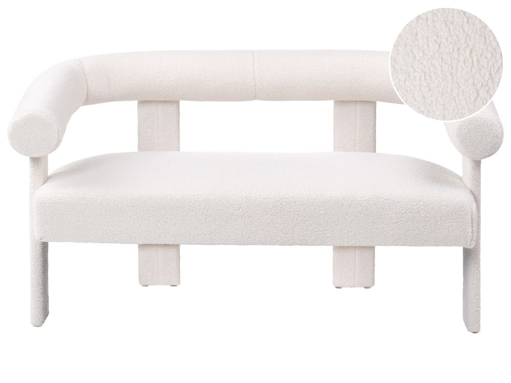 Sofa 2 Seater ILBRO Boucle Off-White