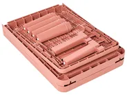 Lettino Prendisole OSSIMO Materiale sintetico Rosso_1038605