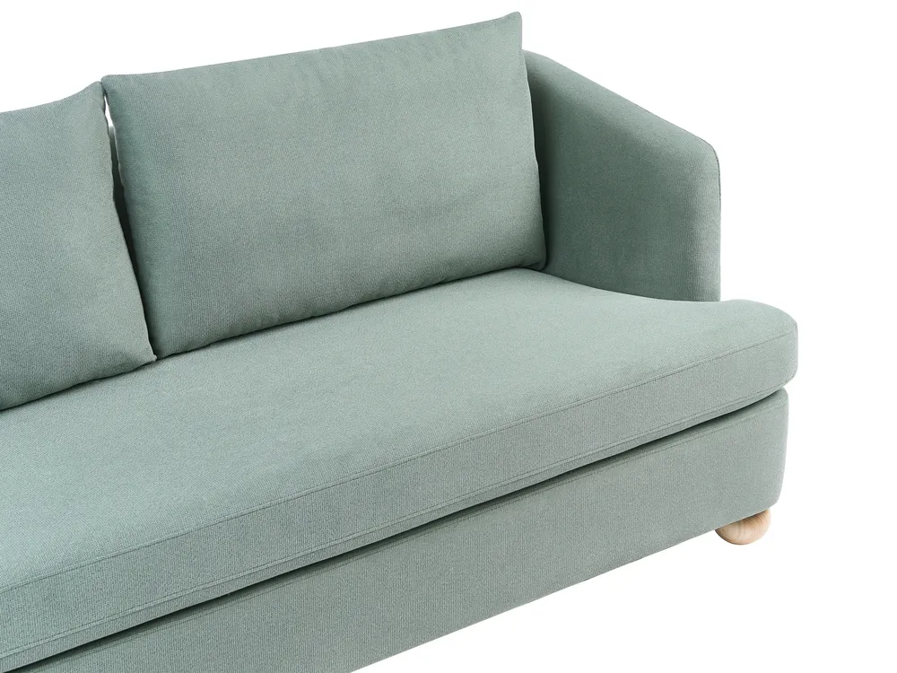 Sofa 3 Seater RATTVIK Fabric Light Green_1066586