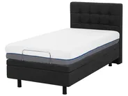 Adjustable Bed Fabric DUKE 80 x 200 cm (EU Small Single) Dark Grey_771712