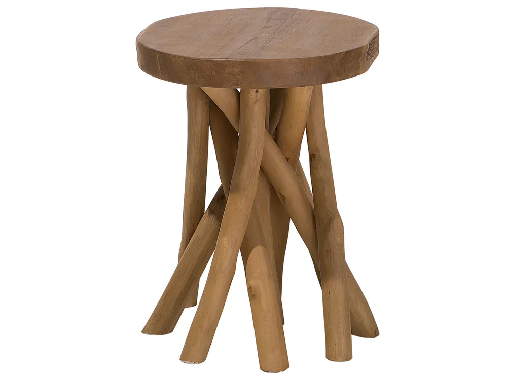 Side Table MERRITT Teak Wood Brown_703614